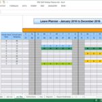 Samples Of Employee Vacation Planner Template Excel Throughout Employee Vacation Planner Template Excel For Google Spreadsheet