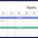 Samples Of Excel Schedule Template For Excel Schedule Template Sheet