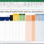 Samples Of Excel Spreadsheet For Ebay Sales With Excel Spreadsheet For Ebay Sales Format