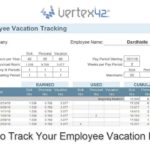 Samples Of Excel Spreadsheet For Vacation Tracking Within Excel Spreadsheet For Vacation Tracking Format