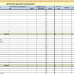 Samples Of Free Construction Estimate Template Excel With Free Construction Estimate Template Excel Examples