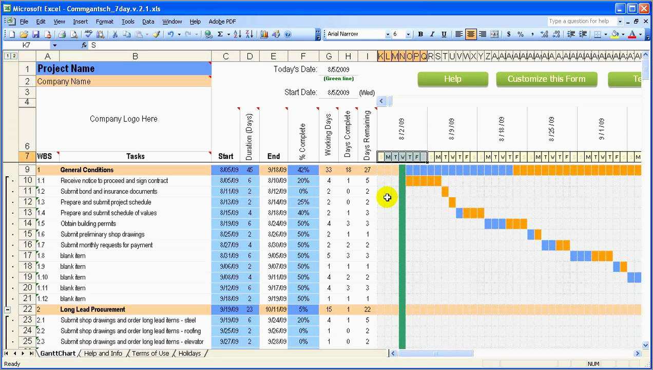 Samples of Free Construction Schedule Template Excel intended for Free Construction Schedule Template Excel in Excel
