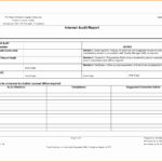 Samples Of Internal Audit Report Format In Excel Within Internal Audit Report Format In Excel Templates