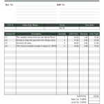 Samples Of Invoice Template Excel To Invoice Template Excel Samples