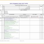 Samples Of Iso 9001 Audit Checklist Excel Xls Template Throughout Iso 9001 Audit Checklist Excel Xls Template Samples