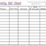 Samples of Monthly Bills Spreadsheet Template Excel inside Monthly Bills Spreadsheet Template Excel Example