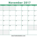Samples Of November 2017 Calendar Template Excel And November 2017 Calendar Template Excel Format
