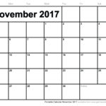 Samples Of November 2017 Calendar Template Excel Throughout November 2017 Calendar Template Excel For Google Spreadsheet