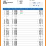 Samples Of Rent Payment Excel Spreadsheet Intended For Rent Payment Excel Spreadsheet Template