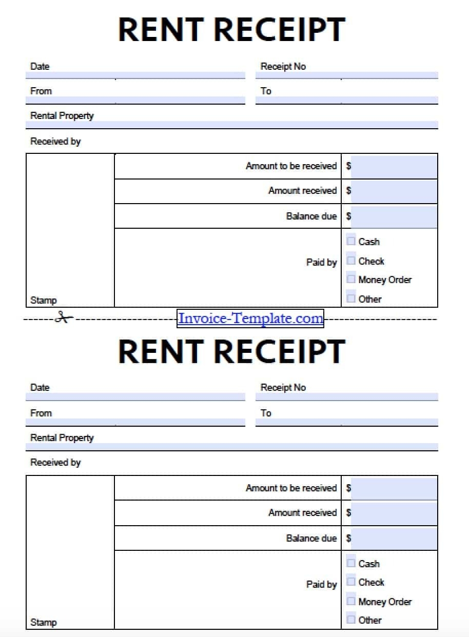 Samples Of Rent Receipt Template Excel For Rent Receipt Template Excel Download