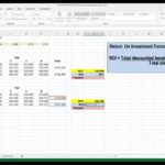Samples Of Roi Calculator Excel Template Throughout Roi Calculator Excel Template Xlsx