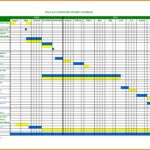 Samples of Scheduling Spreadsheet within Scheduling Spreadsheet Sheet