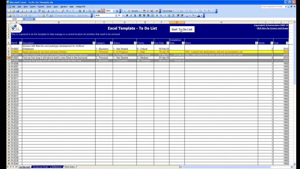 Samples Of Task List Template Excel And Task List Template Excel Download