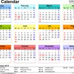 Simple 2019 Calendar Template Excel To 2019 Calendar Template Excel Download
