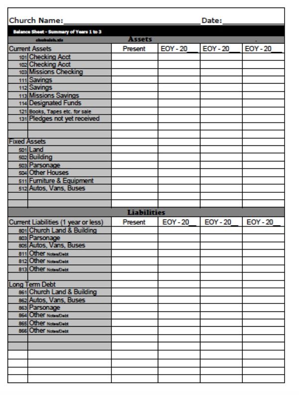 Balance Sheet Format In Excel — Excelguider.com