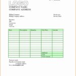 Simple Company Invoice Template Excel In Company Invoice Template Excel Letter