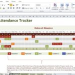 Simple Employee Attendance Tracker Excel Template And Employee Attendance Tracker Excel Template Example