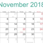 Simple Excel Calendar Template 2018 With Holidays With Excel Calendar Template 2018 With Holidays In Workshhet