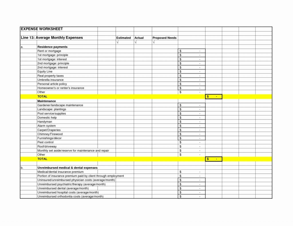 Simple Excel Expenses Template Uk In Excel Expenses Template Uk Templates