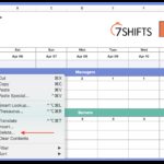 Simple Excel Spreadsheet Scheduling Employees Inside Excel Spreadsheet Scheduling Employees Examples