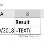 Simple Excel Text Function Format Inside Excel Text Function Format Form