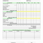 Simple Expense Report Template Excel 2019 Throughout Expense Report Template Excel 2019 Example