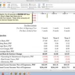 Simple Lease Analysis Excel Template And Lease Analysis Excel Template Download