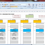 Simple Organogram Template Excel And Organogram Template Excel In Excel