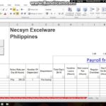 Simple Payroll Format In Excel In Payroll Format In Excel Format