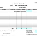 Simple Petty Cash Reconciliation Template Excel Intended For Petty Cash Reconciliation Template Excel Download For Free