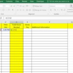 Simple Sample Timesheet Excel With Sample Timesheet Excel Free Download