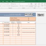 Simple Wedding Guest Excel Template And Wedding Guest Excel Template Example