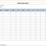 Simple Weekly Sales Report Format In Excel Within Weekly Sales Report Format In Excel Examples