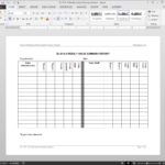 Simple Weekly Sales Report Format In Excel Within Weekly Sales Report Format In Excel Template