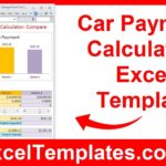Template For Car Payment Calculator Excel Template To Car Payment Calculator Excel Template For Personal Use