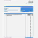 Template For Construction Invoice Template Excel To Construction Invoice Template Excel For Free