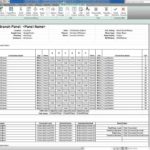 Template For Electrical Panel Schedule Template Excel Throughout Electrical Panel Schedule Template Excel In Excel