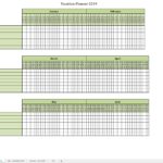 Template For Employee Vacation Planner Template Excel Inside Employee Vacation Planner Template Excel Template