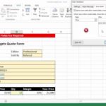 Template For Excel Quotation Template With Database Intended For Excel Quotation Template With Database Xlsx