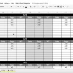 Template For Excel Spreadsheet Training And Excel Spreadsheet Training Sheet