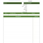 Template For Invoice Format In Excel For Invoice Format In Excel In Workshhet