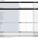 Template For Monthly Budget Worksheet Excel Intended For Monthly Budget Worksheet Excel Samples