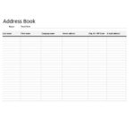 Template For Phone Book Template Excel For Phone Book Template Excel Printable