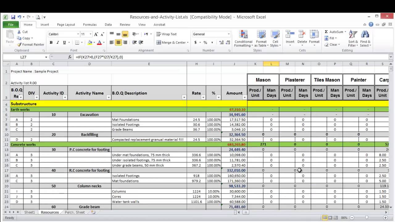 Template For Resource Tracker Excel Template In Resource Tracker Excel Template Example