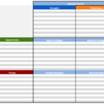 Template For Swot Analysis Template Excel For Swot Analysis Template Excel For Free