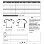 Template For T Shirt Order Form Template Excel With T Shirt Order Form Template Excel Example