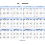 Templates For 2017 Calendar Template Excel Within 2017 Calendar Template Excel For Free