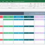 Templates For Excel Monthly Calendar Template Throughout Excel Monthly Calendar Template Sample