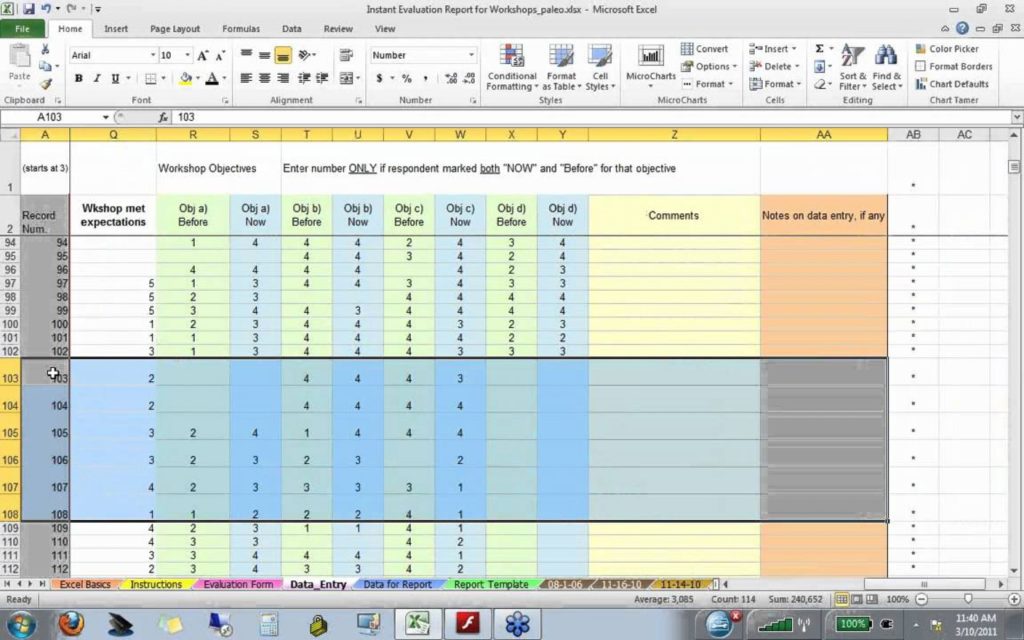 Templates for Excel Questionnaire Template within Excel Questionnaire ...