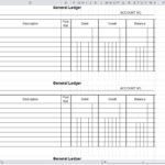 Templates For General Ledger Template Excel And General Ledger Template Excel Samples